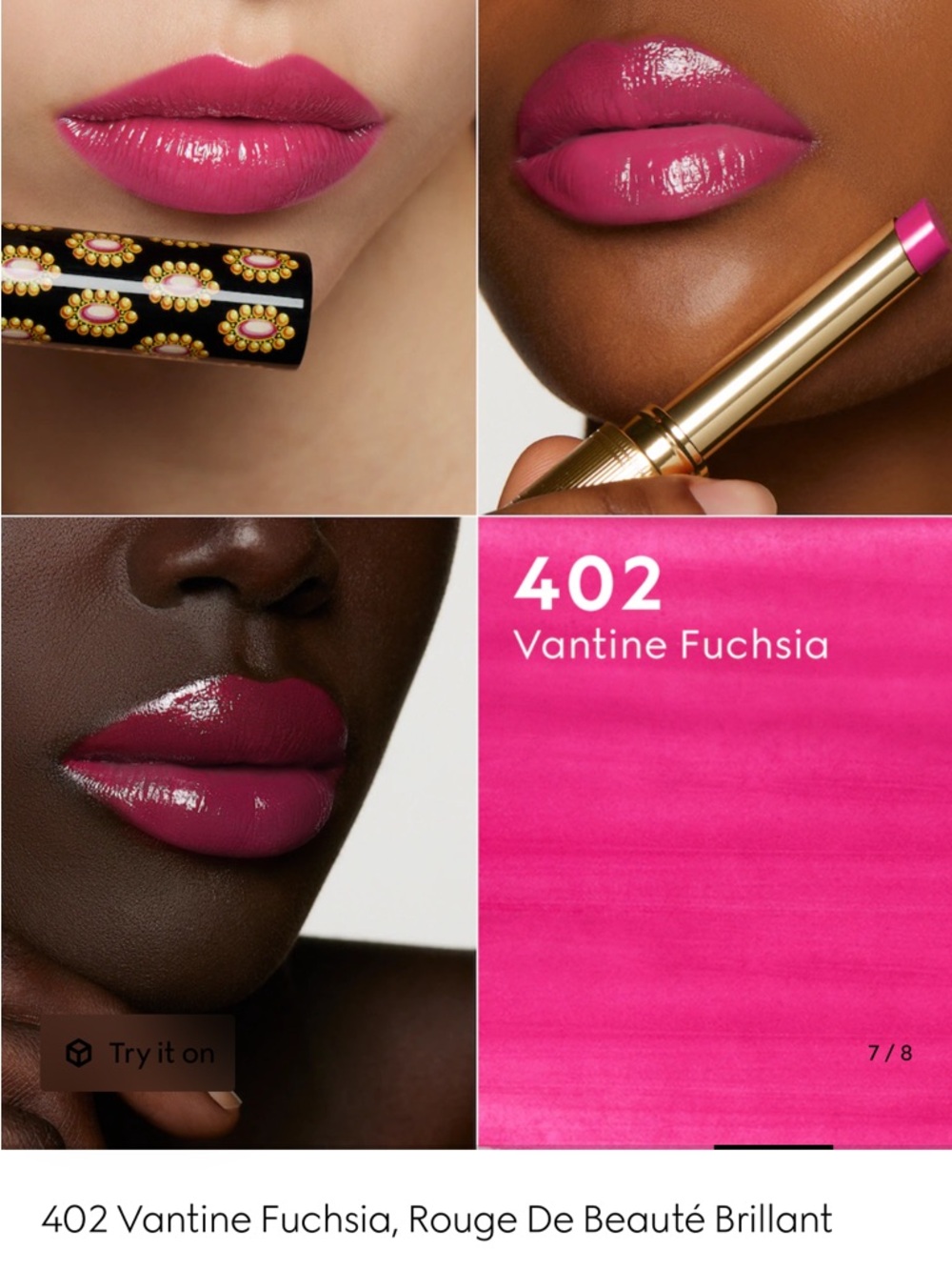 Gucci Lipstick Vantine Fuchsia - Picture 2 of 5